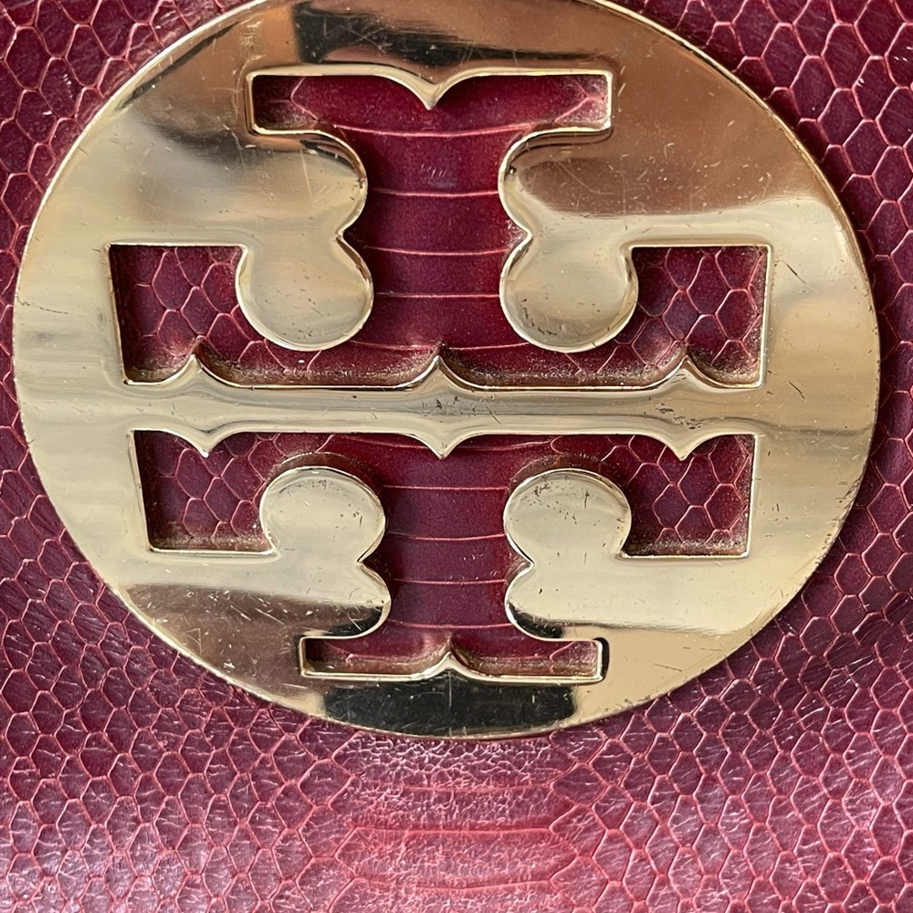 Tory Burch Reva Python Clutch - image 3